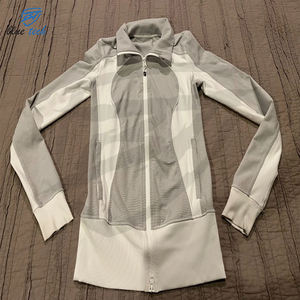 Casual Sportswear Yoga <b>Top</b> with Crew Neck Long Sleeve Full <b>Zipper</b> Fleece Quick Dry Fitness Workout Outings - Product Image 4