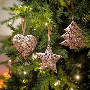 Best Quality Metal Christmas Hanging Ornaments <b>For</b> Christmas <b>Tree</b> Decoration <b>Star</b> <b>Tree</b> & Heart in Low Price - Product Image 2