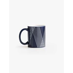 Tazza in Ceramica Blu Navy 200ml Stile America's Cup, Lavabile in Lavastoviglie e Utilizzabile nel Microonde, per Caffetterie, Occasioni Autunnali, Design Scandinavo - Product Image 3