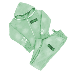 Pantalon de survêtement, tenue de jogging, ensemble sweat à capuche 100% coton pour hommes, sweat à capuche imprimé bouffant, ensemble deux pièces de vêtements de sport, meilleure vente - Product Image 6