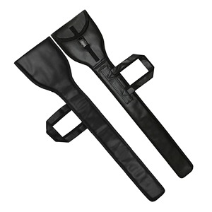 Estuche para Espada de los Caballeros Templarios Masónicos, 92 cm, Imitación de Cuero Negro |   Bolsa de Almacenamiento Acolchada Suave de Estilo Ejecutivo - Product Image 2