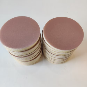 Fabrikant van hoogwaardige OEM aanpasbare maten bruine spons polijst- roestverwijderings- herbruikbare klittenband schuurpapier medium - Product Image 2