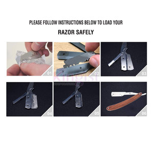 Professional Folding Style Double Edge Straight Barber Shaving <b>Razors</b> <b>Single</b> <b>Blade</b> <b>Razor</b> for Salon Use Manufactured <b>Razor</b> - Product Image 3