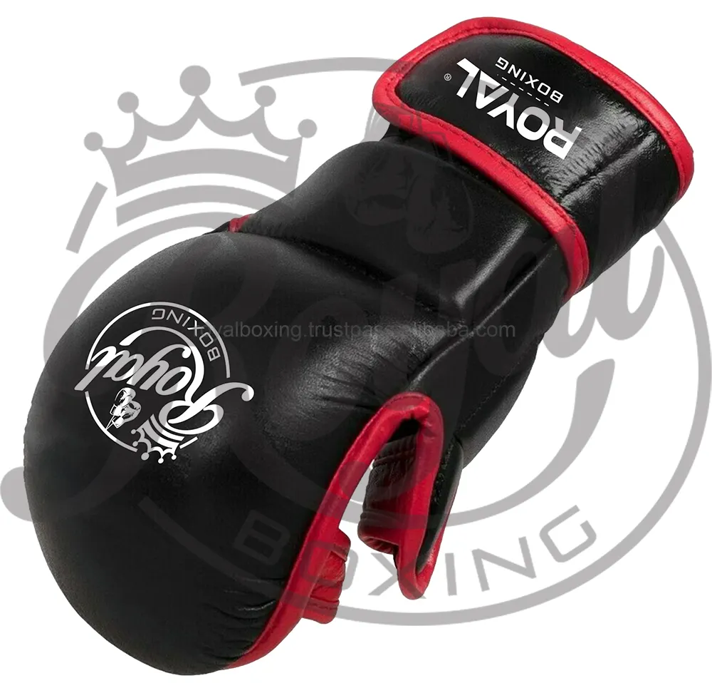 OEM MMA Sparringhandschuhe für Muay Thai Training Boxsack Arbeit offene Handfläche UFC Handschuh