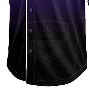 Fabricación directa de fábrica de alta calidad de color personalizado transpirable adulto béisbol y softbol conjunto de uniformes deportivos - Product Image 5