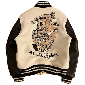 Chaqueta de Anime Estilo 2026 para Hombre, con Bordado de Corazón, Diseño Sólido, Ropa Exterior Urbana, Estilo Hip Hop - Product Image 4