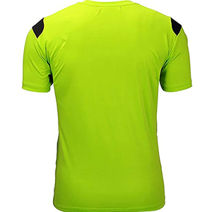 เสื้อฟุตบอลสำหรับผู้ชายมีรายละเอียดแผงพิมพ์ลายและการเย็บที่ทนทานออกแบบมาเพื่อการแข่งขันพร้อมและการฝึกซ้อมทีม - Product Image 2