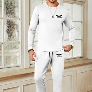 Vente en gros de survêtements personnalisés pour hommes, survêtement en coton et en polyester, ensembles unisexes, vêtements de sport pour hommes, ensemble à capuche pour hommes - Product Image 4