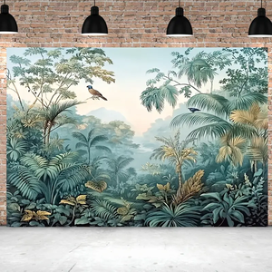 Papel pintado y mural <span class=keywords><strong>de</strong></span> bosque 3D con paisaje natural europeo para la pared <span class=keywords><strong>de</strong></span> <span class=keywords><strong>TV</strong></span> <span class=keywords><strong>de</strong></span> la sala <span class=keywords><strong>de</strong></span> estar, decoración del dormitorio. - Product Image 3