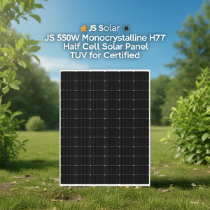 Panneau solaire monocristallin HJT demi-cellule JS Solar 550W certifié TUV - Product Image 3