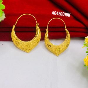 Boucles d'oreilles en plaqué or nouveau design - Product Image 4