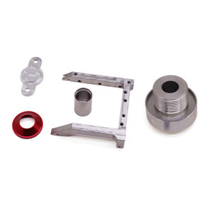 Pièces d'assemblage usinées CNC multi-matériaux Aluminium <span class=keywords><strong>Allo</strong></span>, acier inoxydable Fraisage CNC Composants mécaniques personnalisés - Product Image 2