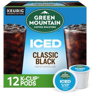 Café Verde de Green Mountain Coffee Roasters, ICED Classic Black, Cápsulas Individuales Keurig K-Cup, Café Helado de Tueste Medio, 72 Unidades - Product Image 2