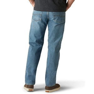 Personalizado Delgado de alta calidad elegante Tela Denim Pantalones casuales Hombres Jeans Comfort Mens Business Jeans Pantalones - Product Image 6