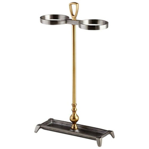 Home Decorative Gold Polished Metal <b>Umbrella</b> <b>Stand</b> Classic Modern Design <b>Indoor</b> Standing Holder and Rack for Stylish Storage - Product Image 5
