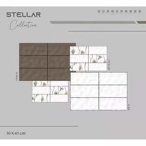 กระเบื้องเซรามิกขนาด300X450มม. สำหรับตกแต่งผนังห้องน้ำขนาด12X18ซม. ดีไซน์ภายในอาคาร - Product Image 1