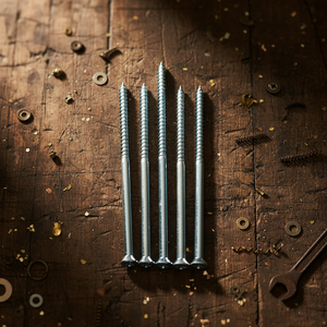 Vis à bois à tête fraisée en acier au carbone de marque PDC, filetage grossier, filetage partiel, pointe aiguë, oxyde noir, métrique/pouce, classe - Product Image 1