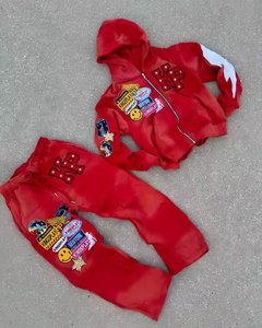 ชุดวิ่งจ๊อกกิ้งคอตตอนชุดวอร์มและชุดมีฮู้ดชุดวอร์มซักกรดออกแบบได้ตามต้องการ - Product Image 5