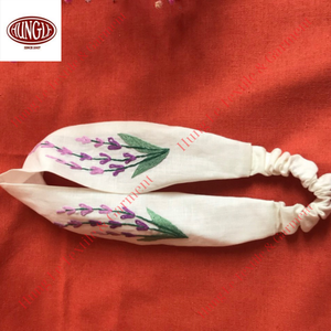 Fabricante personalizar moda mujer accesorios para el cabello banda para la cabeza personalizada mujer tela lazo nudo diadema para niñas - Product Image 5