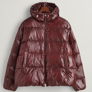 Vestes courtes personnalisées en duvet Manteau d'hiver Manteaux en duvet de canard pour hommes de grande taille Streetwear Veste d'hiver surdimensionnée en duvet - Product Image 3