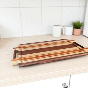 Plateau de service en bois en gros FT01 Prix d'usine Formes et tailles personnalisées Plateau en bois naturel artisanal pour les distributeurs mondiaux - Product Image 3