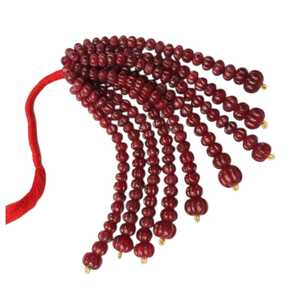 Cuentas de melón Rondelle talladas en Rubí, hebra de piedras preciosas sueltas naturales para collar, pulsera, suministro de India, fabricación de joyas, cuentas de rubí rojo - Product Image 5