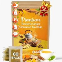 Fournisseur vietnamien thé au curcuma gingembre cannelle sachet de thé avec logo personnalisé tisane biologique