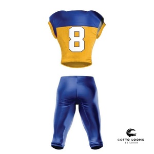 Camiseta y uniforme de fútbol americano OEM de ajuste personalizado, ropa de equipo profesional, costura fuerte, tela transpirable, fabricante de EE. UU. - Product Image 2