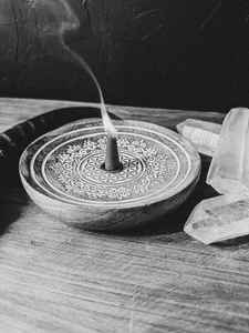 Porte-encens en bois indien fait à la main de qualité supérieure, durable, attrape-cendres pour la pratique religieuse, spirituelle, la méditation zen, le yoga, la salle - Product Image 6