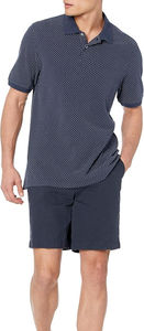 Polo de piqué de algodón de corte regular para hombre de alta calidad al por mayor, Polo de hombre de talla grande con estampado de letras lavadas de diseño personalizado - Product Image 4