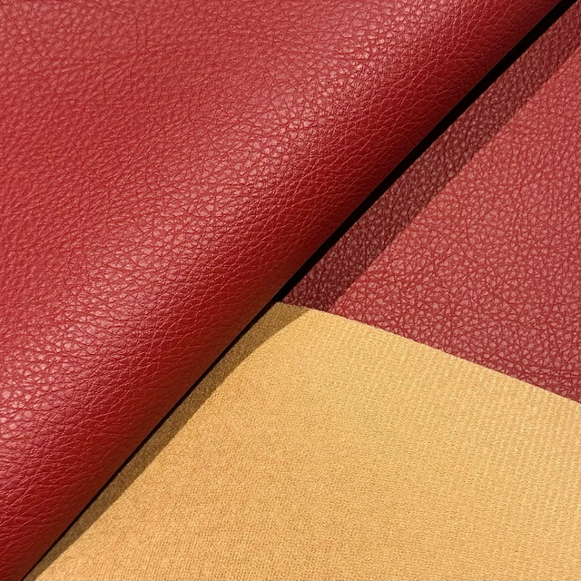 Soft Red Faux Leather 1.2mm Marine/Yacht Seats Decorative Sofa (Waterproof Eco-Friendly)