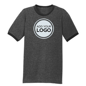 Conception de t-shirts personnalisés avec logo pour l'impression, t-shirt à col rond en tri-mélange - Product Image 4