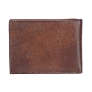 Portefeuille fin en cuir de vachette 100% fait main, porte-cartes bifold, blocage RFID, portefeuilles pour hommes, prix réduit, vente en gros, court, ouvert, PU PVC - Product Image 4