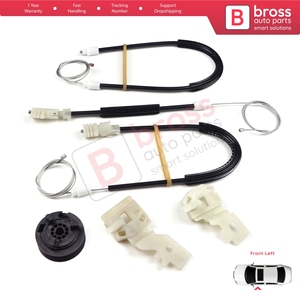 ชุดซ่อมกระจกหน้าต่าง BWR845ไฟฟ้าด้านหน้าซ้ายสำหรับ Primera P12 WP12 80771AV601ประตู4/5 2001-2008 - Product Image 2