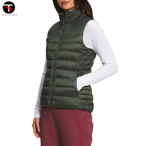 OEM vente en gros de haute qualité respirant femmes sans manches doudoune hiver chaud coton-rempli gilet pour costumes - Product Image 3