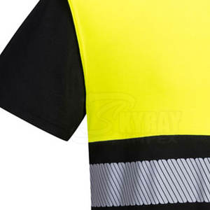 Camiseta única Cómoda Camiseta DE SEGURIDAD ajustada Ropa Camiseta DE SEGURIDAD Lisa informal Hecho en Pakistán - Product Image 5