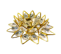 Lampe à huile en laiton doré, design moderne, artisanale, finition peinte à l'or, décoration indienne pour la maison, mariage, Noël, Diwali, cadeau.