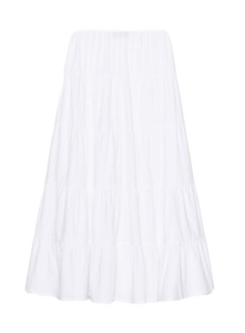 Wholesale Supply Lightweight Women <b>White</b> <b>Maxi</b> <b>Skirt</b> for Corporate, Creative, and Casual Workplaces Available at Bulk Quantity - Product Image 2