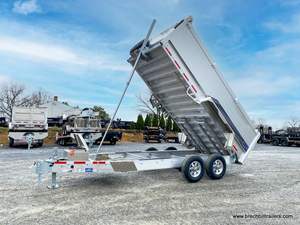 รถพ่วงบรรทุกแบบดั๊มพ์ EBY โครงสร้างอลูมิเนียมทั้งหมด ขนาด 16x82x14K (CB14K16) N1022611 รับน้ำหนักได้ 200 กก. ขนาด 5.2 ม. x 3.5 ม. x 2 ม. - Product Image 2