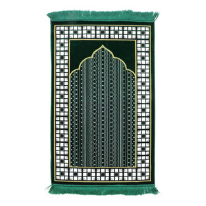 พรมละหมาดมุสลิมแบบใหม่ ออกแบบเอง พิมพ์ลายตามสั่ง ผลิตในปากีสถาน คุณภาพสูง - Product Image 2