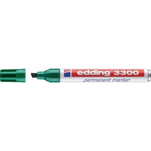 Rotulador de punta biselada verde, grosor de línea de 1-5 mm, paquete de 10-EDDING - Product Image 1