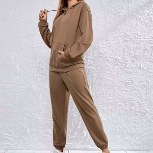 Chándales para mujer, recién llegados, ropa para correr, elegante conjunto de pantalones de 2 piezas para Fitness y ropa de invierno, chándales de algodón 2026 - Product Image 2