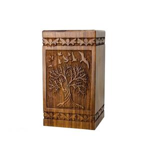 Handmade Rosewood Urn for Human <b>Ashes</b> Tree of Life Wooden <b>Box</b> Urns Cremation Pet Urns for <b>Dogs</b> - Product Image 3