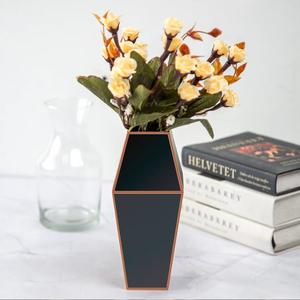 Vases à fleurs de marque privée, couleur noire, design haut de gamme, qualité supérieure, vases décoratifs en gros - Product Image 1