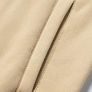 Survêtement pour hommes design personnalisé en gros 100% coton respirant qualité supérieure ensemble de saison d'hiver de couleur unie contrastée grande taille - Product Image 5