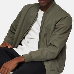 Nouveau blouson bombardier matelassé en satin personnalisé pour hommes veste en toile à la mode avec col montant - Product Image 6