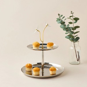 Support à gâteau en bois et résine support à dessert décoratif élégant pour fête d'anniversaire de mariage et utilisation de cuisine à domicile moderne d'Inde - Product Image 1