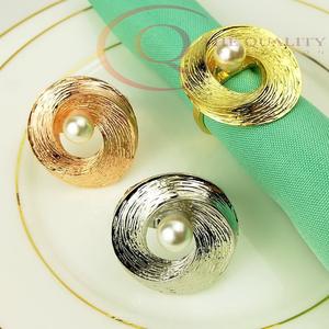 Anillos Decorativos de Metal para Servilletas de Mesa, Estilo Lujoso para Bodas y Celebraciones - Product Image 5