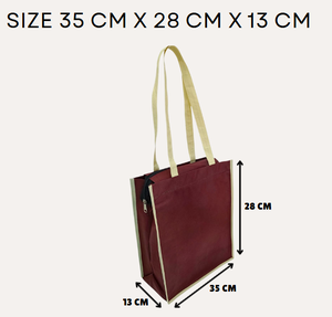 Spunbond Box Bag reutilizable con cremallera logotipo personalizado, Eco al por mayor - Product Image 1