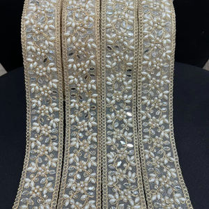 ชุดเดรสสุดหรูผ้าลูกไม้ประดับลูกปัดจากซูดานสำหรับผู้หญิงชุดเดรสผ้าฝ้ายฝรั่งเศสทนทาน - Product Image 1